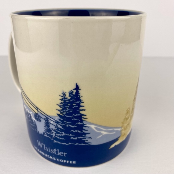 Starbucks Whistler mug, 2009 Collector Series, 16 fl oz ceramic coffee cup - Picture 3 of 8